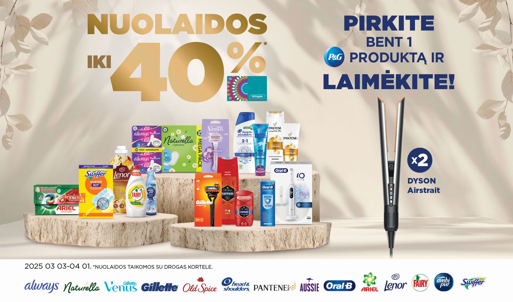 Pirkite ir laimėkite DYSON Airstrait!